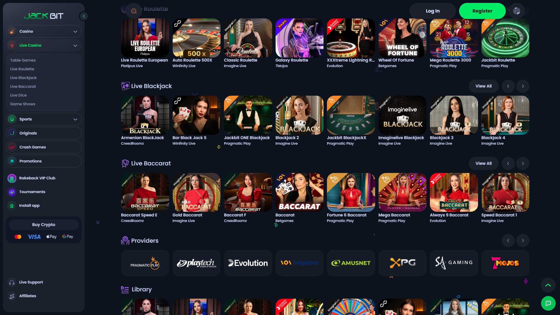 Jackbit Casino screenshot 4