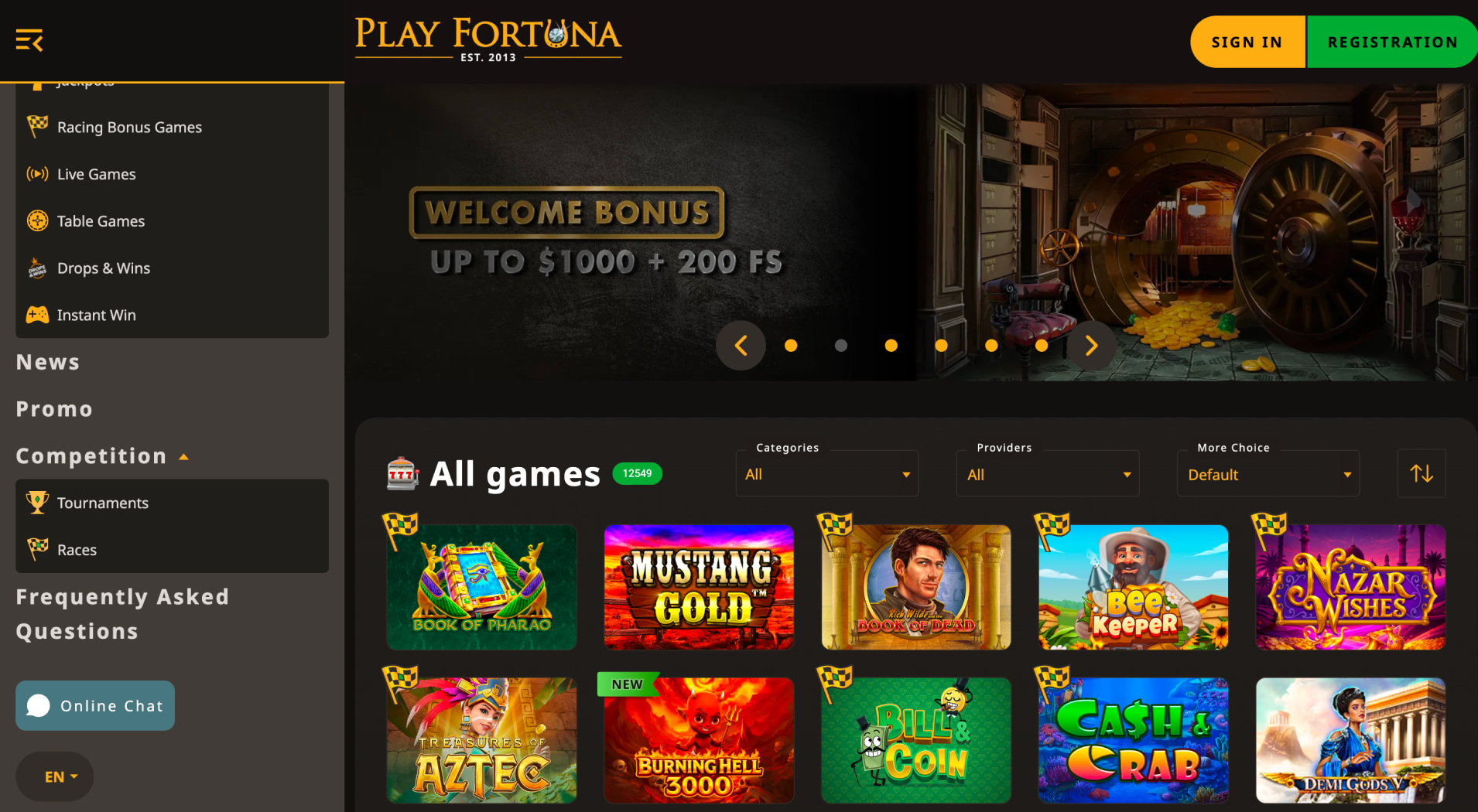 Play Fortuna Casino screenshot 1
