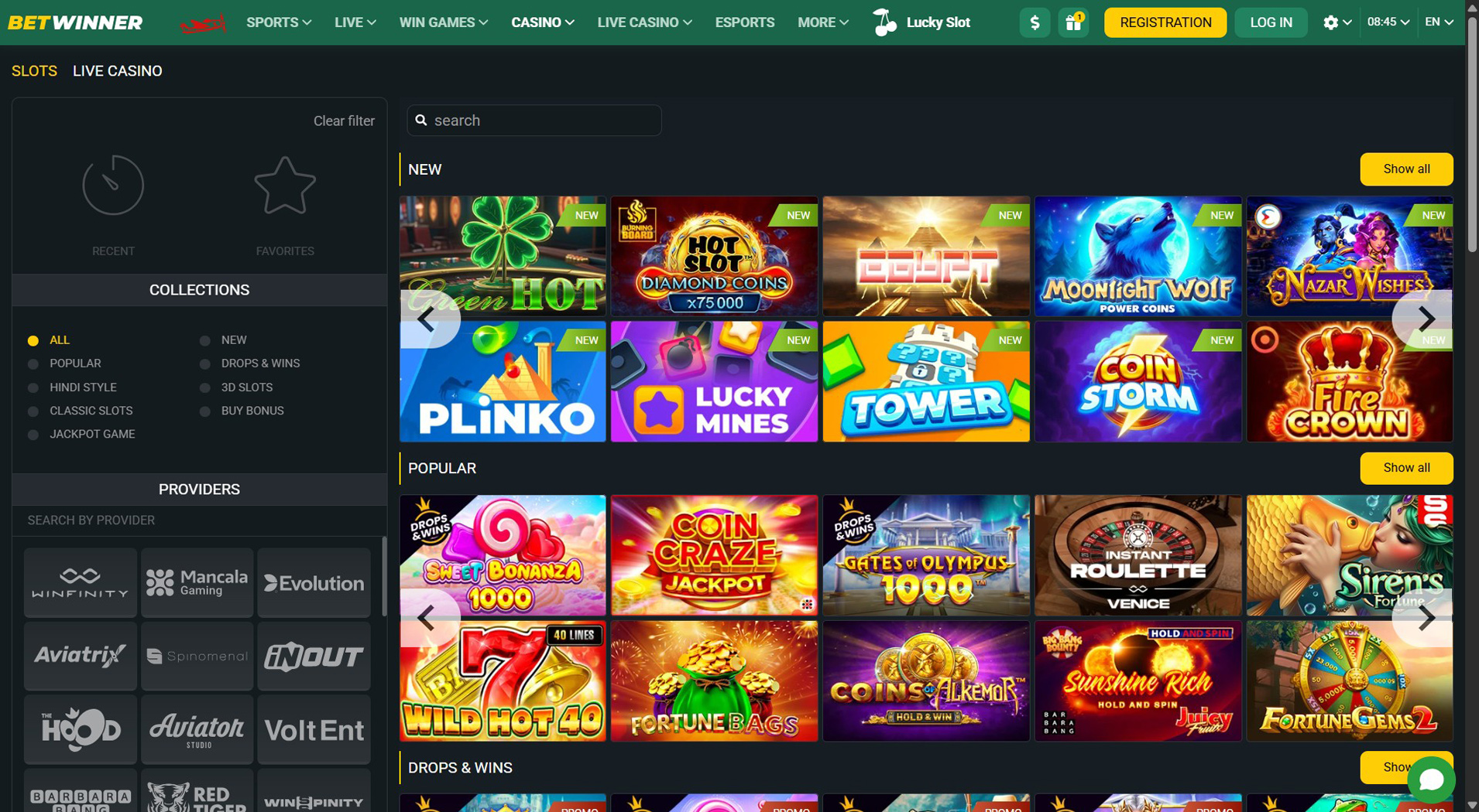 7. BetWinner Casino