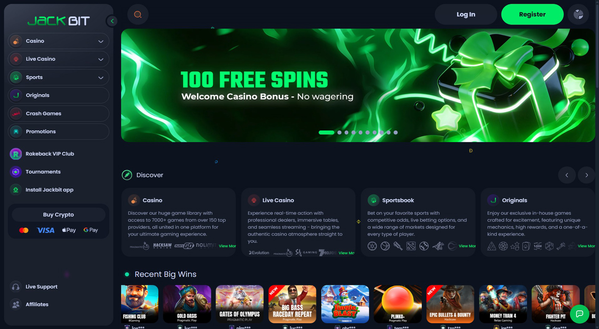 2. Jackbit Casino