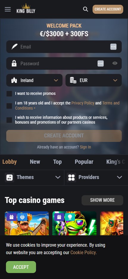 King Billy Casino